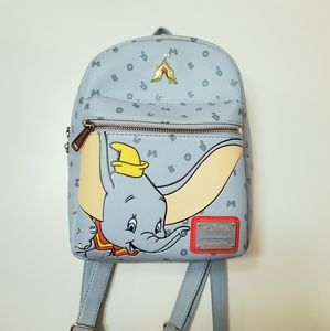 Light Blue Dumbo Disney Loungefly Mini Backpack